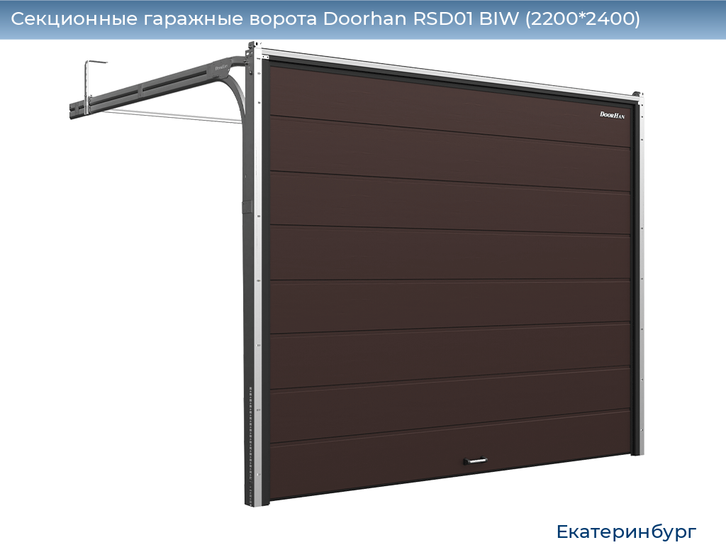 Секционные гаражные ворота Doorhan RSD01 BIW (2200*2400), ekaterinburg.doorhan.ru