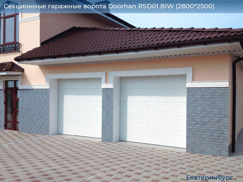 Секционные гаражные ворота Doorhan RSD01 BIW (2800*2500), ekaterinburg.doorhan.ru